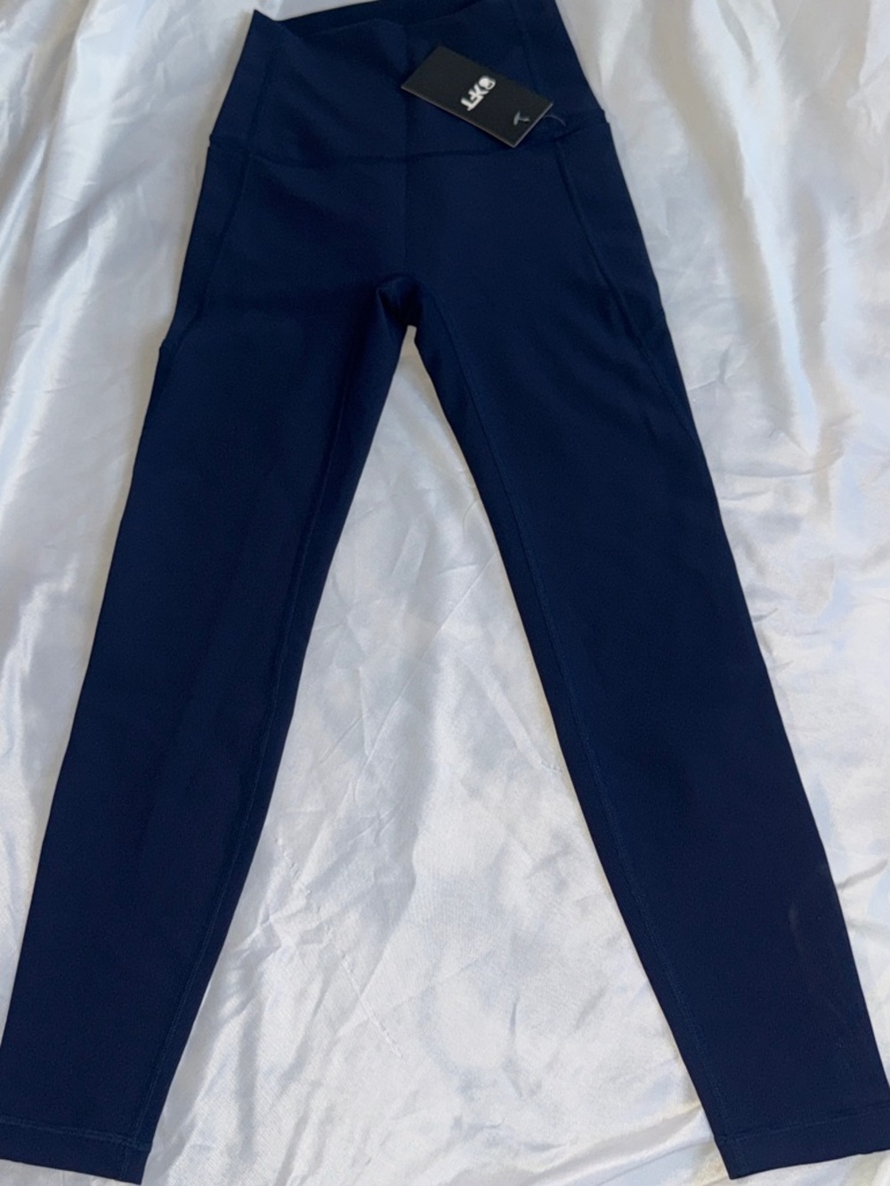 High-Waist Navy Leggings